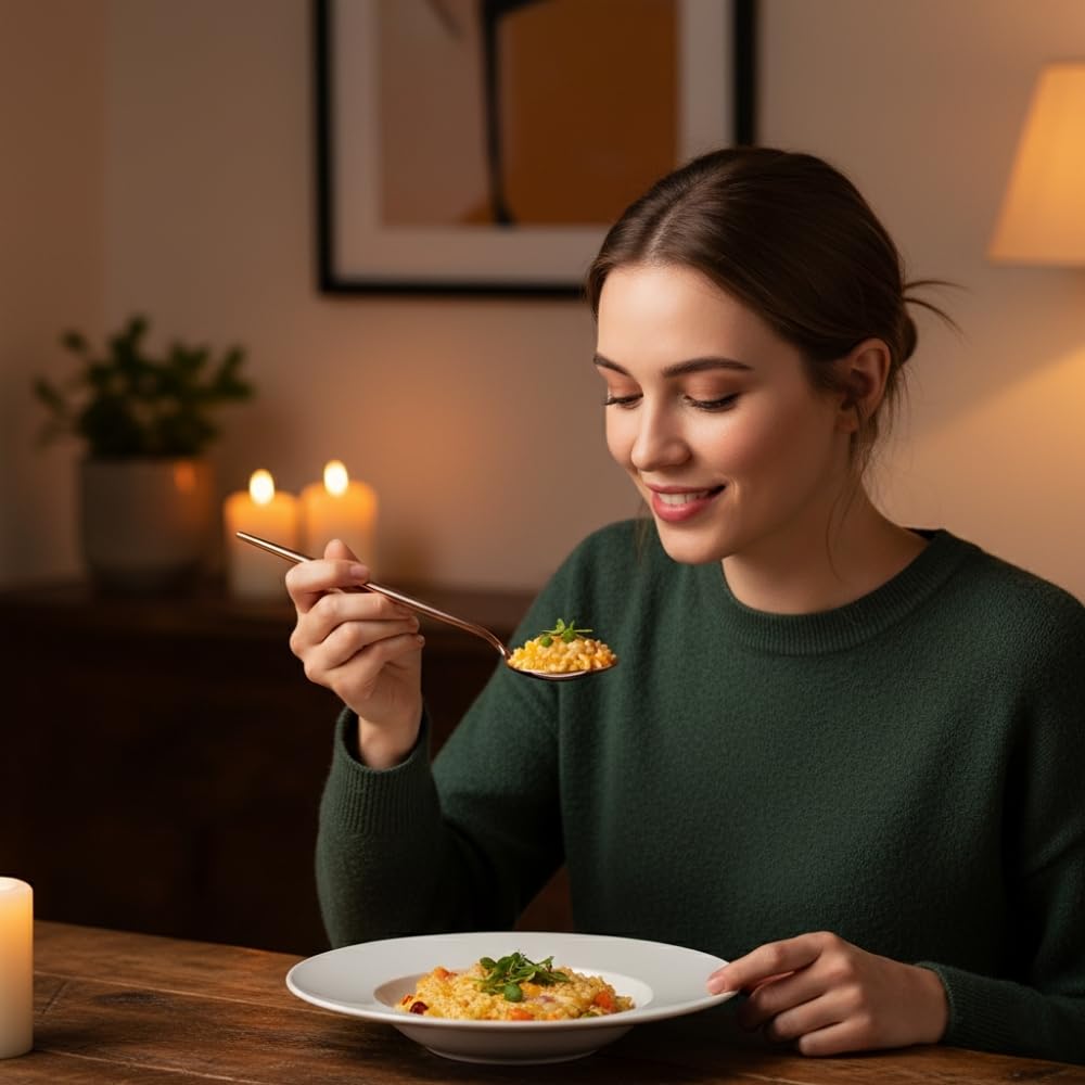 Rose Gold Slim spoon set, rust resistant stainless steel