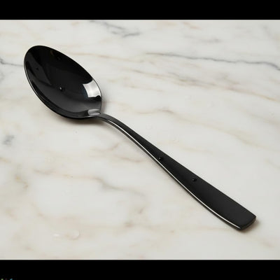 Black Dinner Spoon Mirror Design
