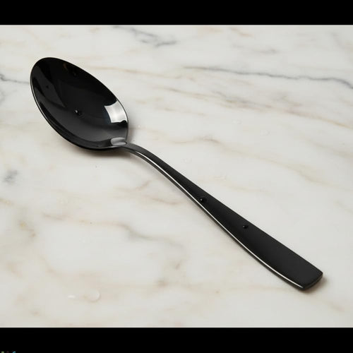 Black Dinner Spoon Mirror Design
