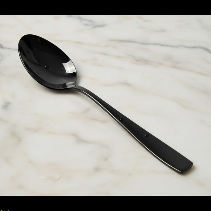 Black Dinner Spoon Mirror Design