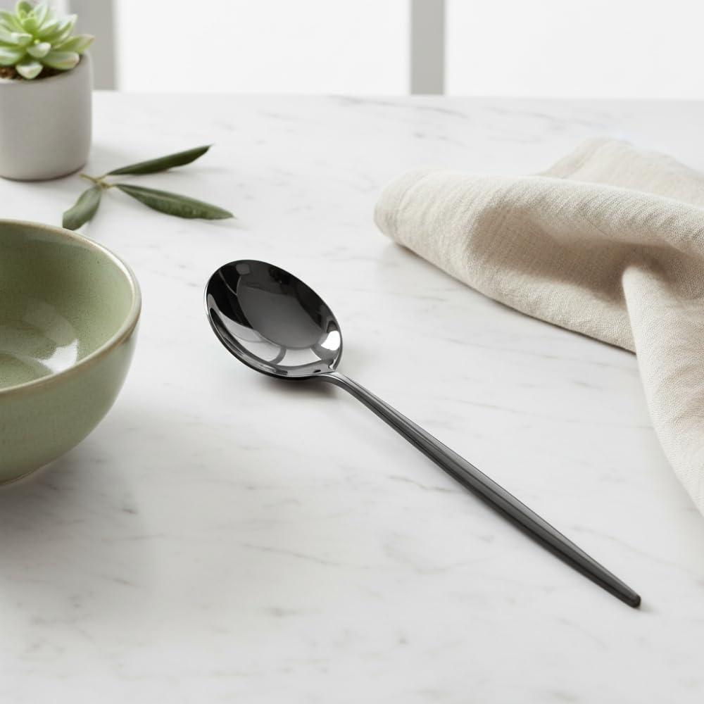 Manishaware Slim Handle Stainless Steel Cutlery Set