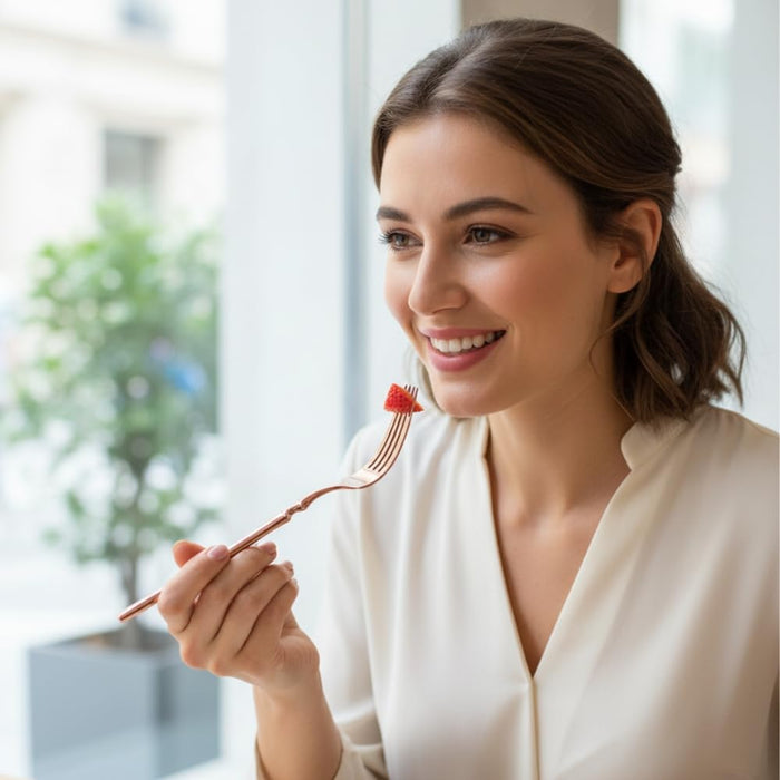 Rosegold Dinner Fork Elegant Design