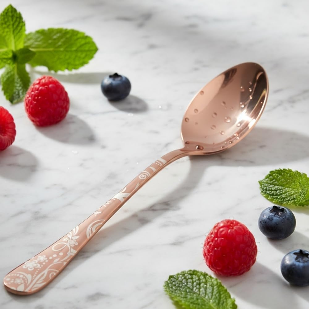 Manishaware Floral Stainless Steel Cutlery Set