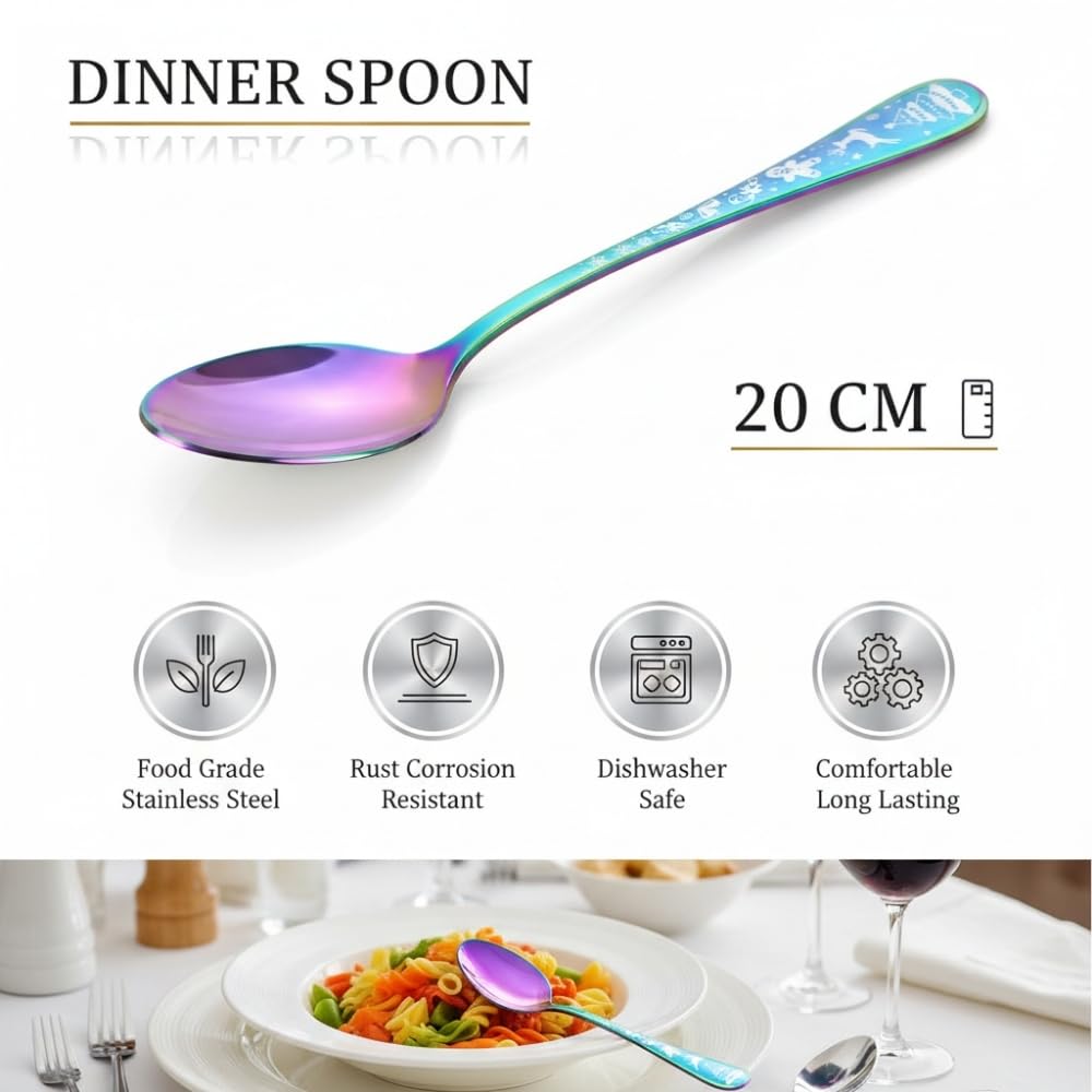 Manishaware Christmas Stainless Steel Cutlery Set