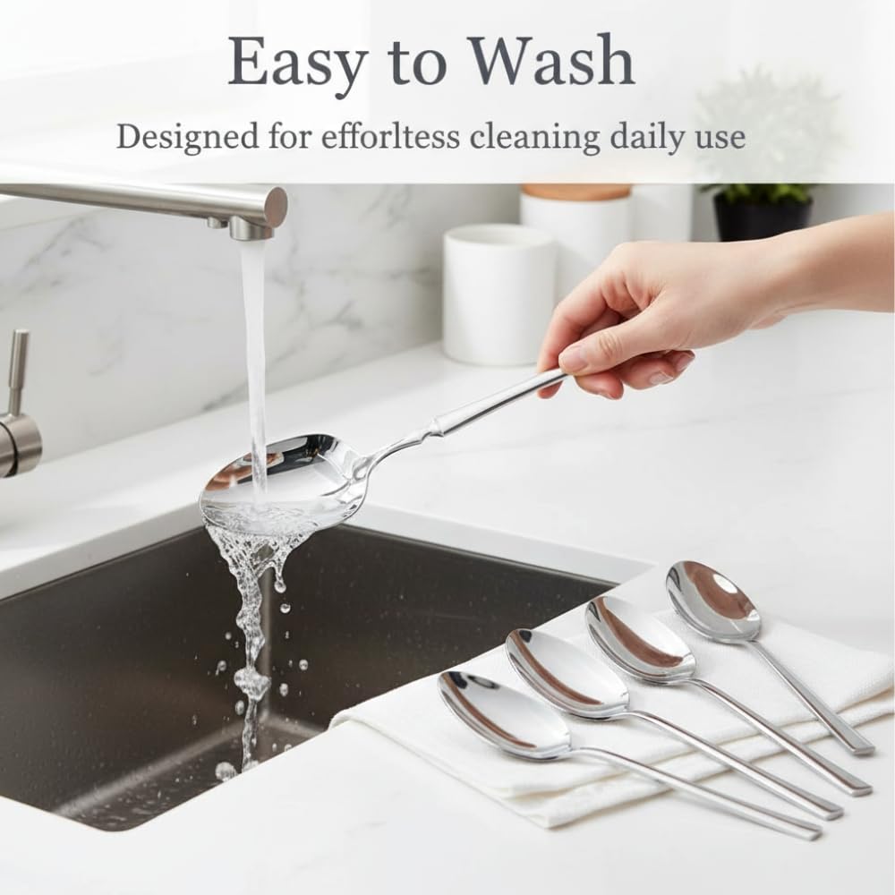 Manishaware Classic Silver 24 Pcs Stainless Steel Cutlery Set