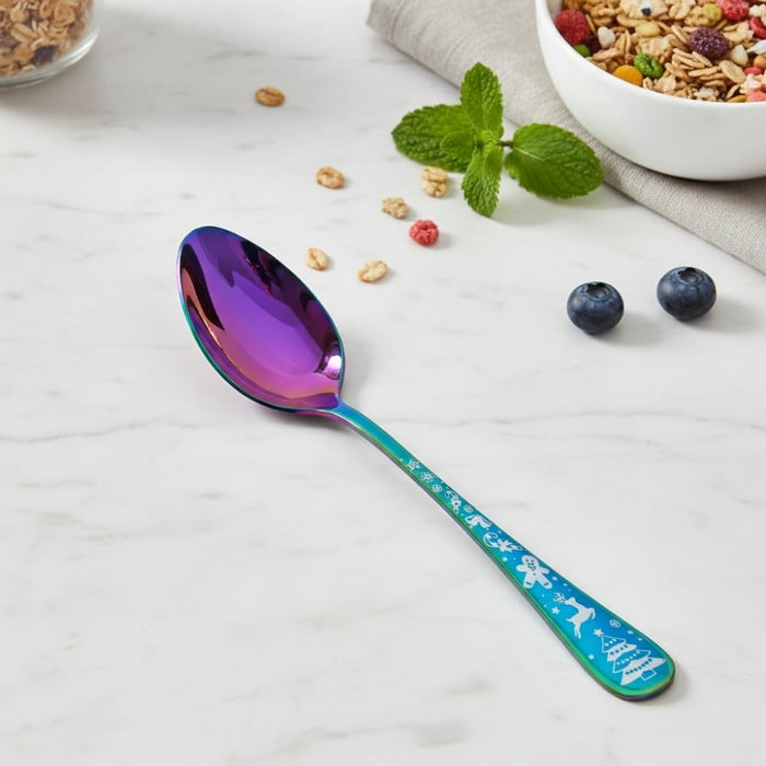 Rainbow Dinner Spoon Festive Design