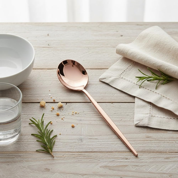 Rosegold Dinner Spoon Slim Design