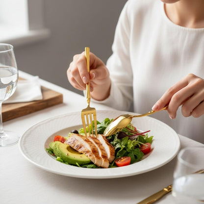 Dinner Fork Spoon Elegant Design