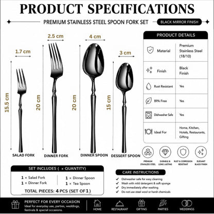 Essential Cutlery Set Elegant Design