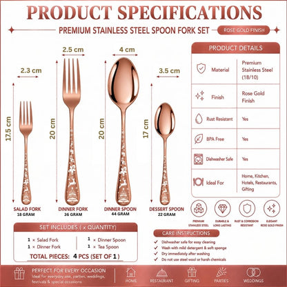 Essential Cutlery Set Festive Design