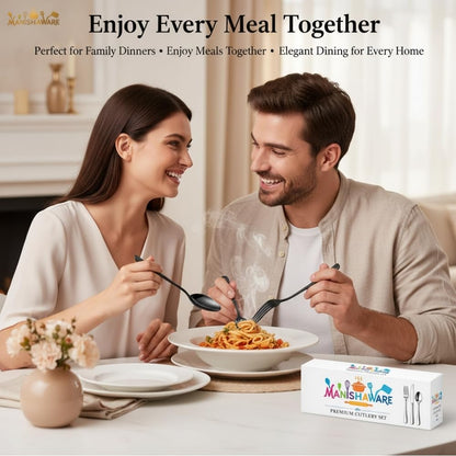 Essential Cutlery Set Hammer Design