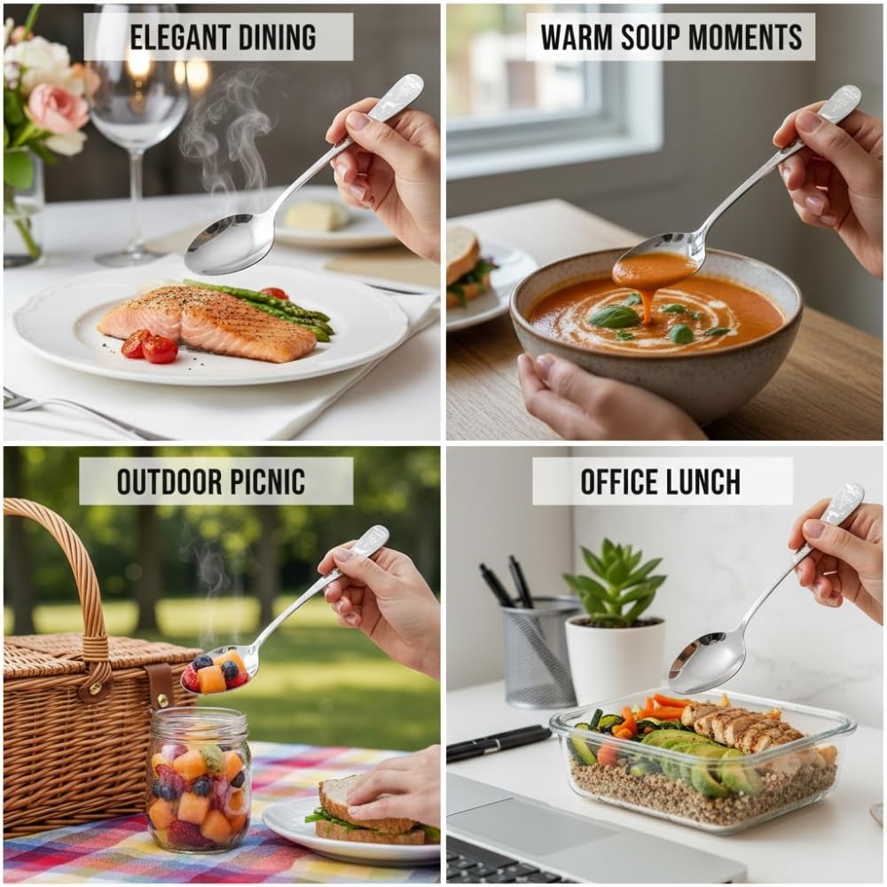 Manishaware Christmas Stainless Steel Cutlery Set