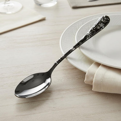 Dinner Spoon Floral Design