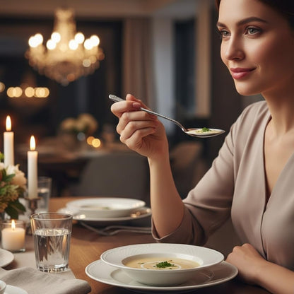 Dinner Spoon Floral Design