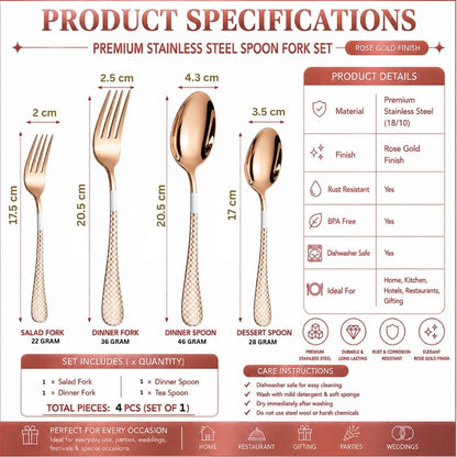 Essential Cutlery Set Checker Design
