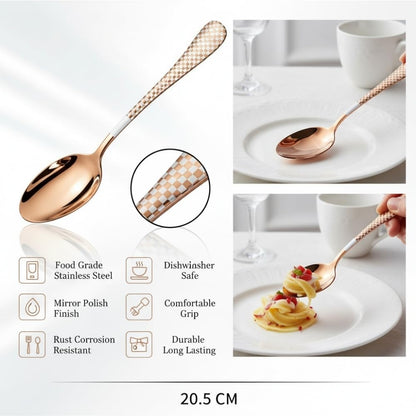 Dinner Spoon Checker Design