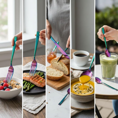 Premium Cutlery Set Mirror Design