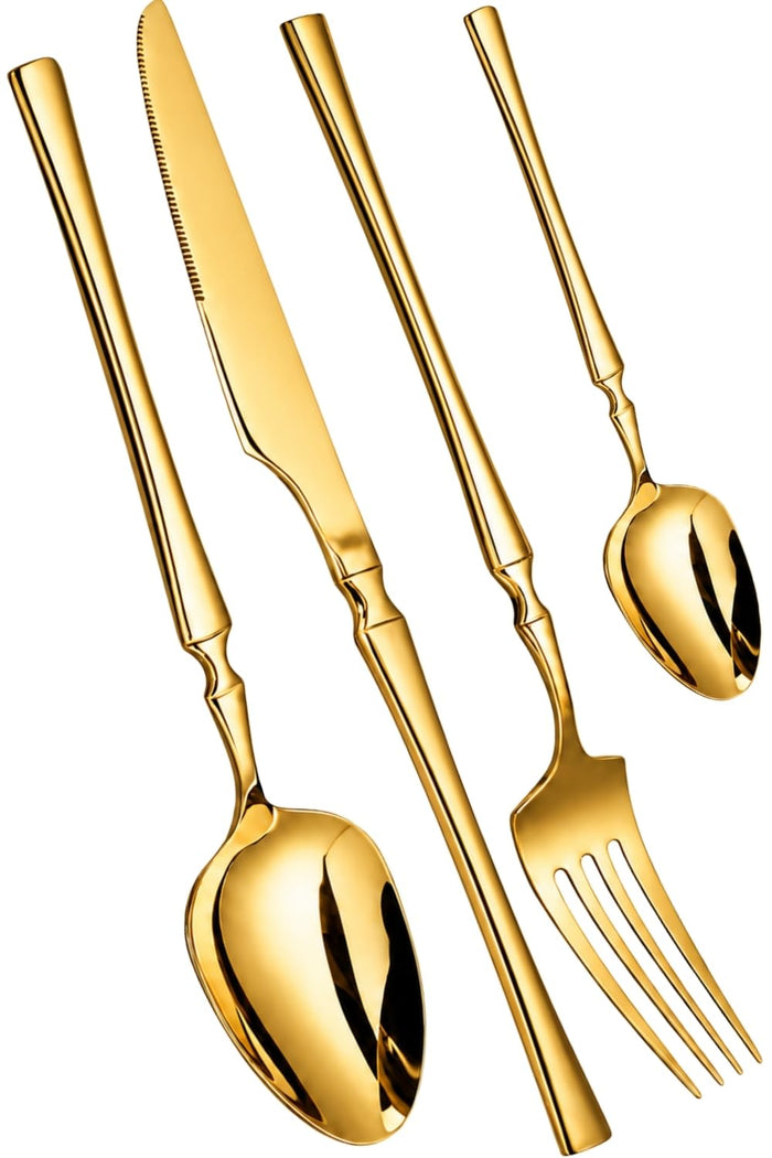 Gold Royal Cutlery Set Elegant Design