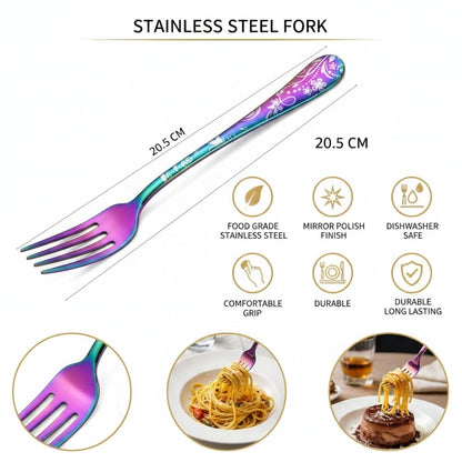 Dinner Fork Floral Design