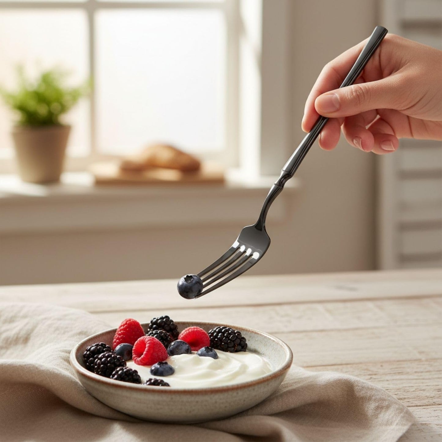 Dinner Fork Spoon Elegant Design