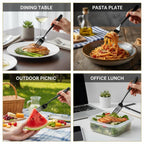 Mirror design steel fork set in Black, 24 Pcs, a perfect wedding, housewarming, corporate and festival gift