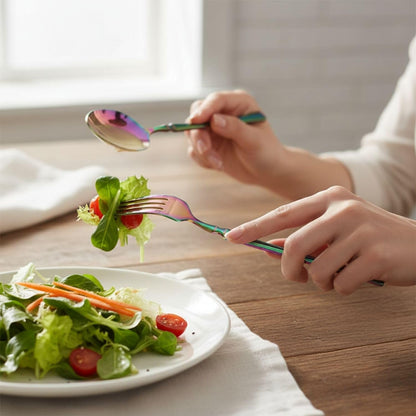 Dinner Fork Spoon Elegant Design
