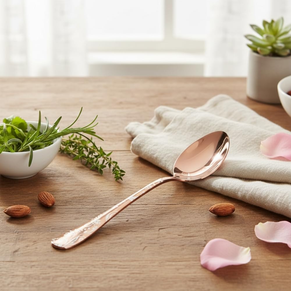 Manishaware Floral Stainless Steel Cutlery Set