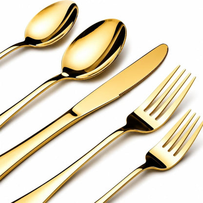 Premium Cutlery Set Mirror Design
