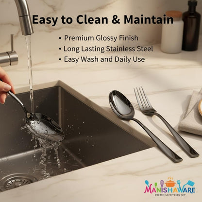 Essential Cutlery Set Mirror Design