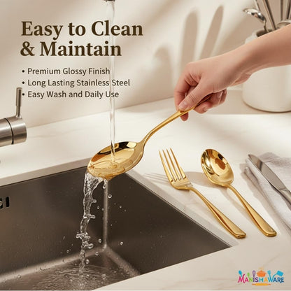Essential Cutlery Set Mirror Design