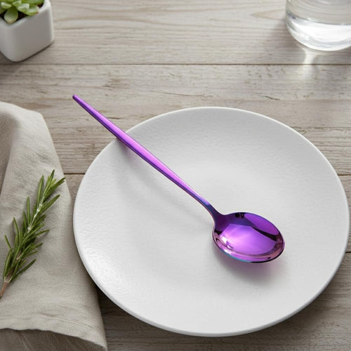 Pink Dinner Spoon Slim Design