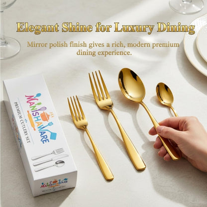 Essential Cutlery Set Mirror Design