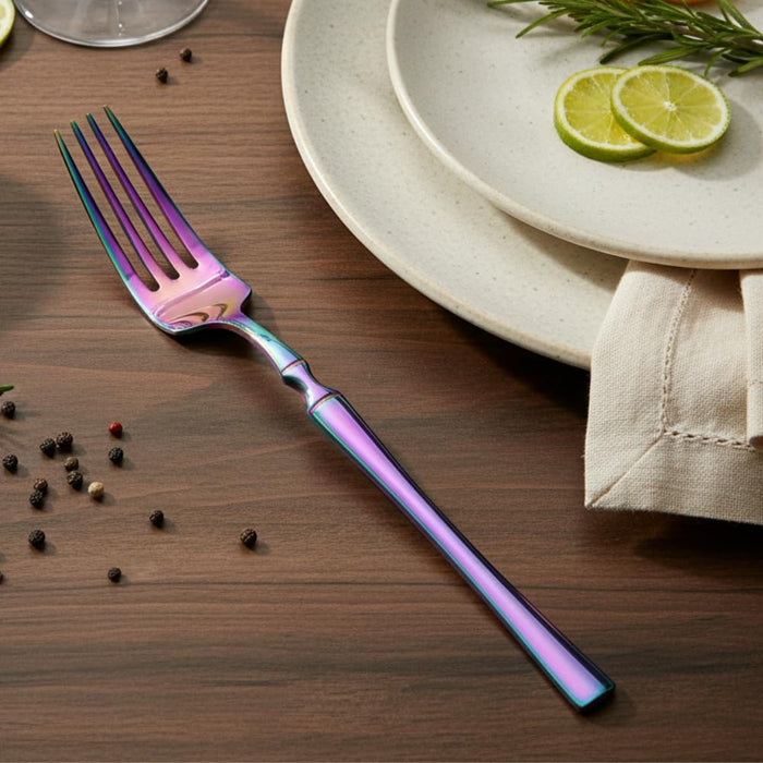 Rainbow Dinner Fork Elegant Design