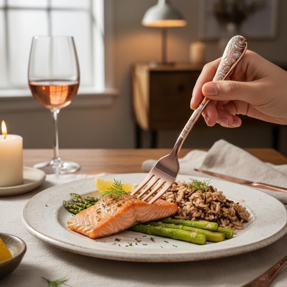 Dinner Fork Floral Design