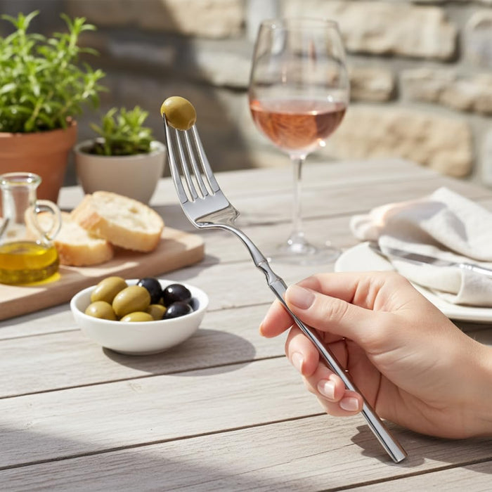 Silver Dinner Fork Elegant Design
