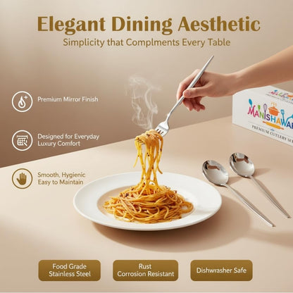 Essential Cutlery Set Slim Design