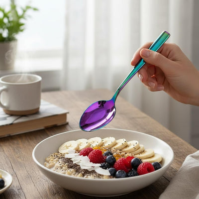 Rainbow Dinner Spoon Mirror Design