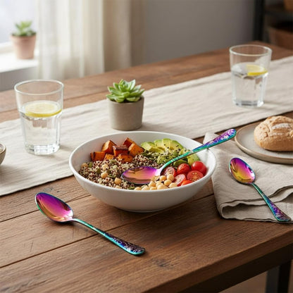 Dinner Spoon Floral Design