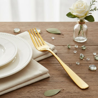 Gold Dinner Fork Mirror Design