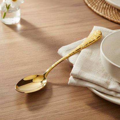 Dinner Spoon Floral Design