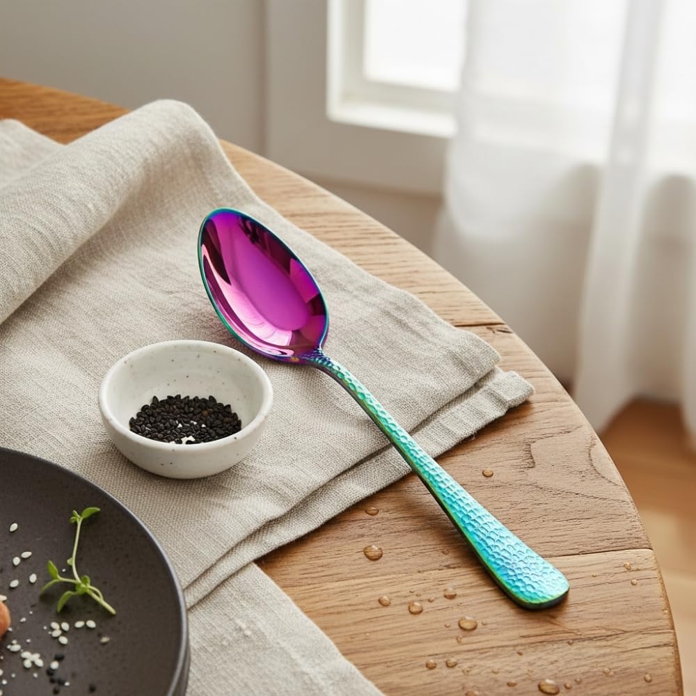 Manishaware Hammered Stainless Steel Cutlery Set