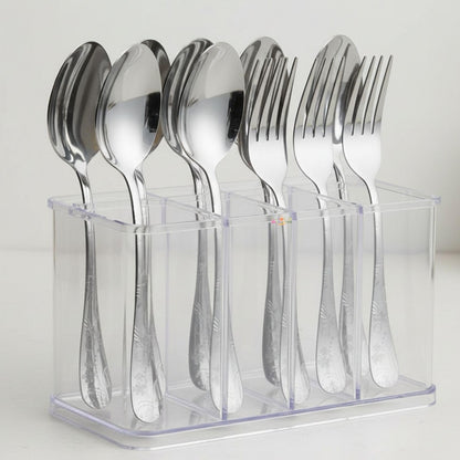Dinner Fork Spoon Floral Design