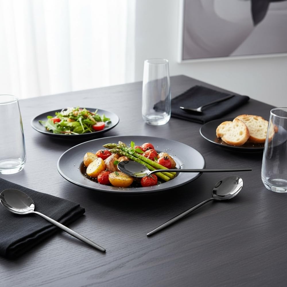 Manishaware Slim Handle Stainless Steel Cutlery Set