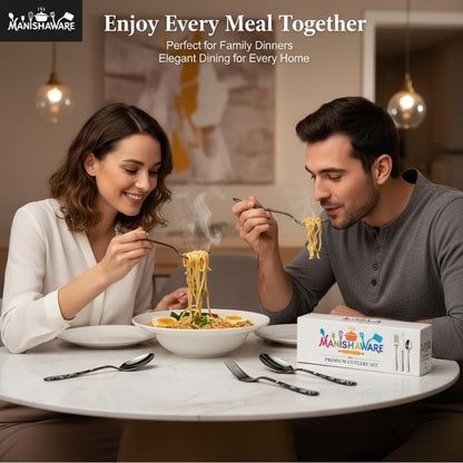 Essential Cutlery Set Floaral Design