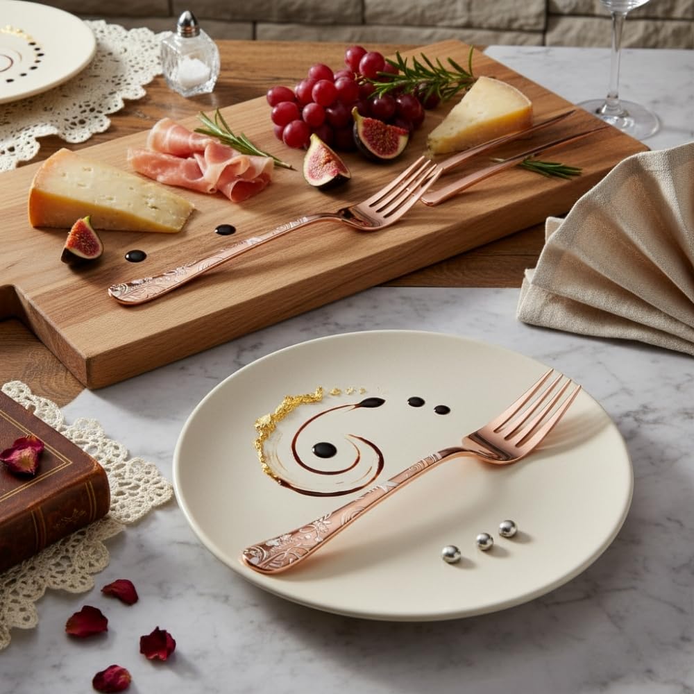 Dinner Fork Floral Design