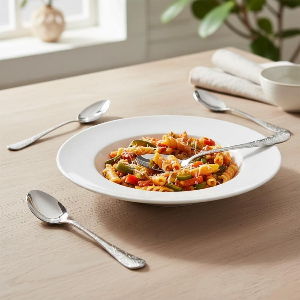 Manishaware Floral Stainless Steel Cutlery Set
