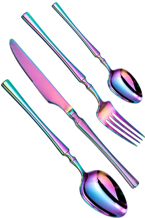 Rainbow Royal Cutlery Set Elegant Design