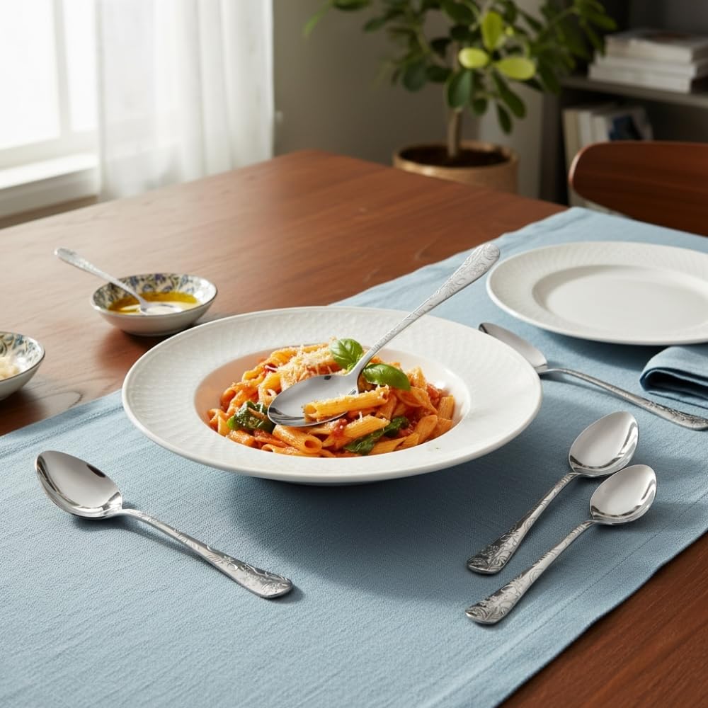 Dinner Spoon Floral Design