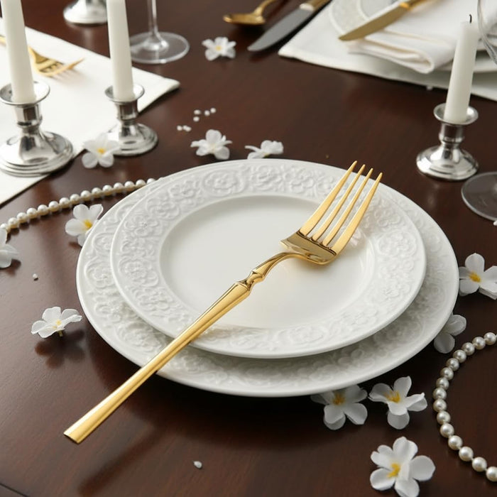 Gold Dinner Fork Elegant Design