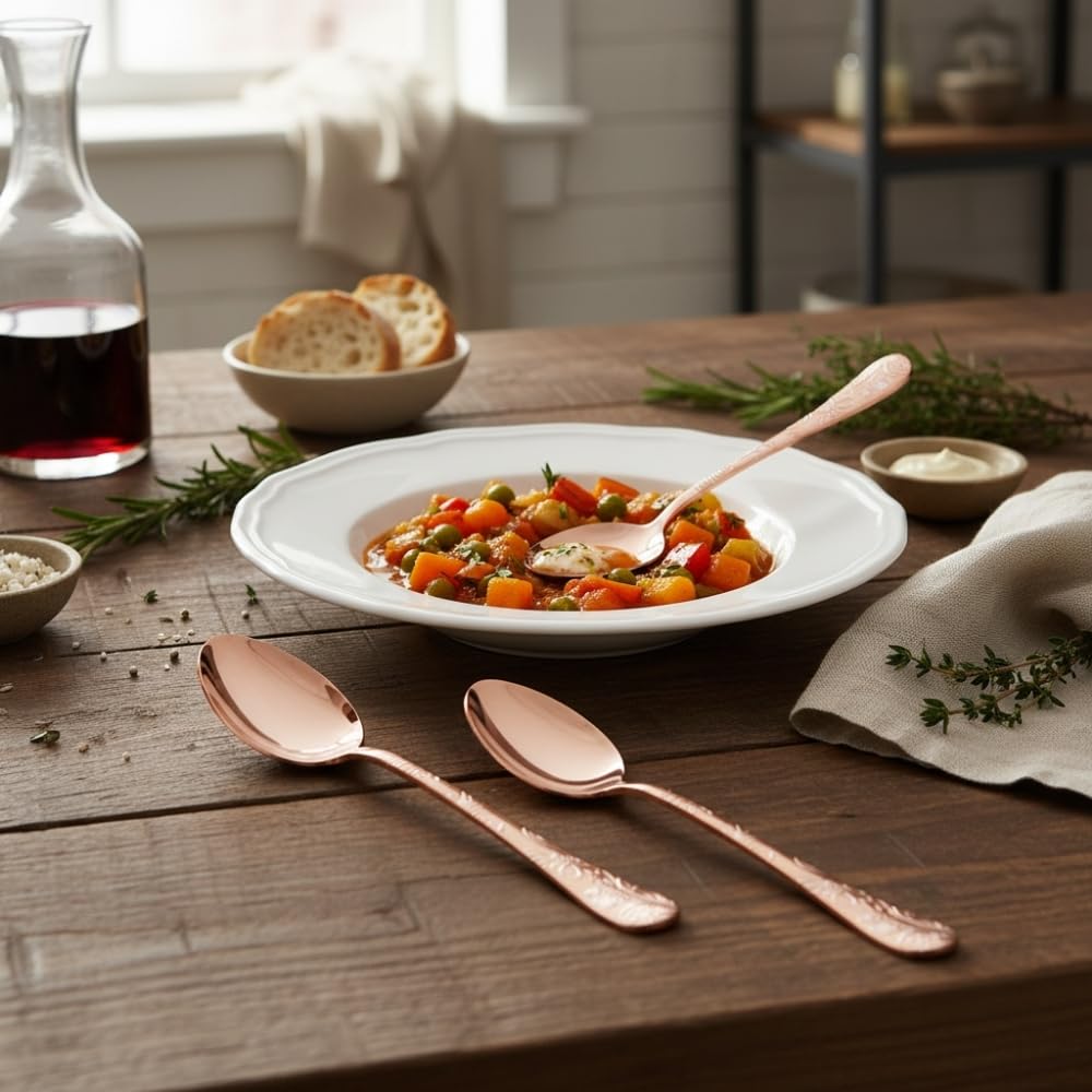 Manishaware Floral Stainless Steel Cutlery Set